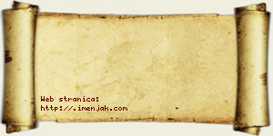 Ksenija Perunac vizit kartica